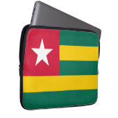 Togo-Flagge Laptopschutzhülle (Vorne Rechts)