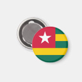 Togo-Flagge Magnet (Vorderseite/Rückseite)