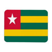 Togo - Flagge - Magnet (Horizontal)