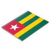 Togo-Flagge Notizblock (Linke Seite)