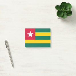 Togo-Flagge Post-it Klebezettel