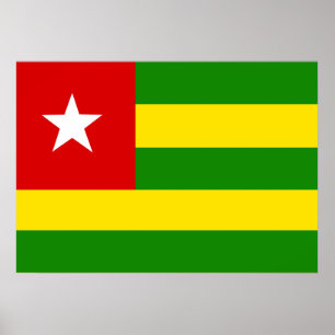 Togo-Flagge Poster