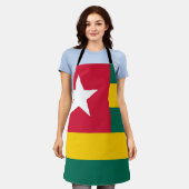 Togo-Flagge Schürze (Getragen)