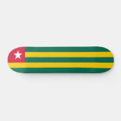 Togo-Flagge Skateboard (Horizontal)