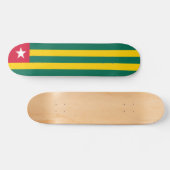 Togo-Flagge Skateboard (Horizontal)
