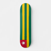 Togo-Flagge Skateboard (Vorne)