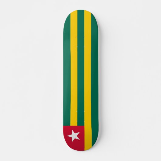 Togo-Flagge Skateboard (Vorne)