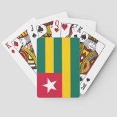 Togo-Flagge Spielkarten (Rückseite)