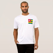 Togo-Flagge T-Shirt (Vorne ganz)