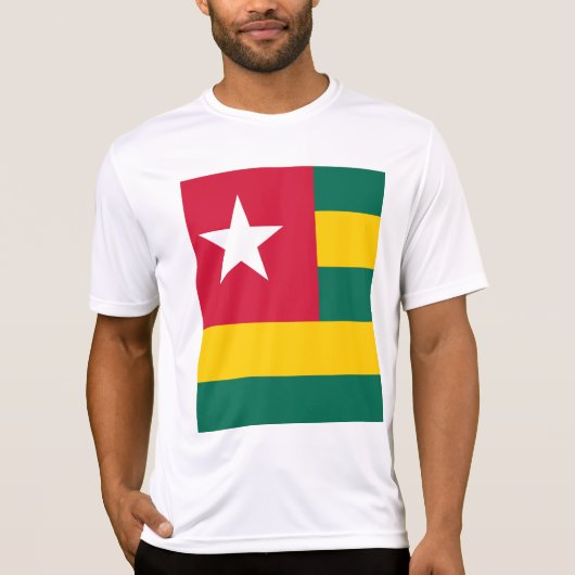 Togo-Flagge T-Shirt (Vorderseite)