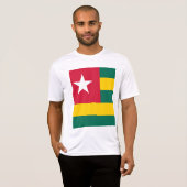 Togo-Flagge T-Shirt (Vorne ganz)
