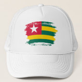 Togo-Flagge Truckerkappe (Vorderseite)