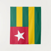 Togo-Flagge Wandteppich (Vorderseite)