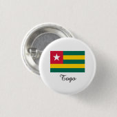 Togo-Flaggen-Entwurf Button (Vorne & Hinten)