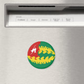 Togo Gnarly Flag Magnet (In Situ (Geschirrspüler))