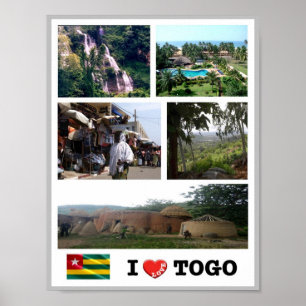 Togo - I Liebe - Poster