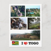 Togo - I Liebe - Postkarte (Vorderseite)