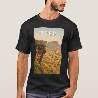 Togo Illustration Reise Kunst Vintage T-Shirt