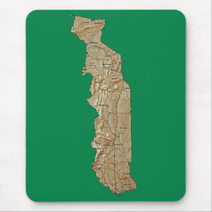 Togo-Karte Mousepad