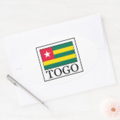Togo Ovaler Aufkleber (Umschlag)