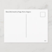 Togo Postkarte (Rückseite)