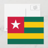 Togo Postkarte (Vorne/Hinten)
