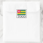 Togo Quadratischer Aufkleber (Tasche)
