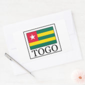 Togo Rechteckiger Aufkleber (Umschlag)