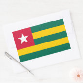 Togo Rechteckiger Aufkleber (Umschlag)