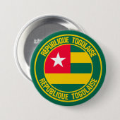 Togo Round Emblem Button (Vorne & Hinten)