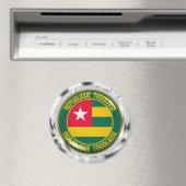 Togo Round Emblem Magnet (In Situ (Geschirrspüler))