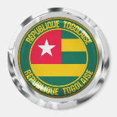 Togo Round Emblem Magnet (Vorne)