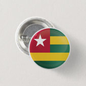 Togo Round Icon Flag Button (Vorne & Hinten)