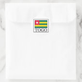 Togo Runder Aufkleber (Tasche)