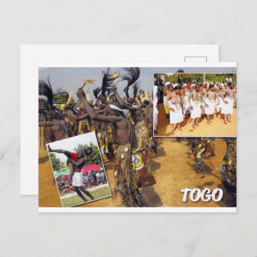 Togo Smallest Postkarte (Vorne/Hinten)