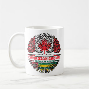 Togo Togolese kanadische Treppenflagge Kaffeetasse