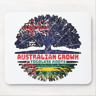 Togo Togolesisch Australisch Australien Baumwurzel Mousepad