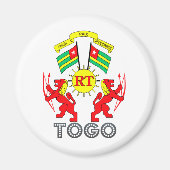 Togo-Wappen Magnet (Vorne)