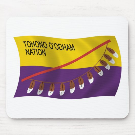 Tohono O'odham Nation Flag Mousepad (Vorne)