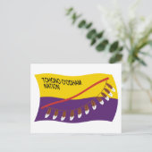 Tohono O'odham Nation Flag Postcard Postkarte (Stehend Vorderseite)