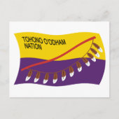 Tohono O'odham Nation Flag Postcard Postkarte (Vorderseite)