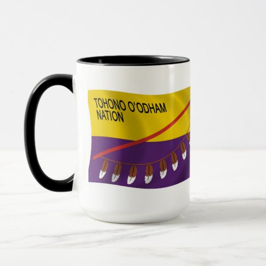 Tohono O'odham Nation Flag Tasse (Links)