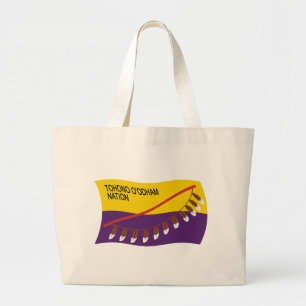 Tohono O'odham Nation Flag Tote Bag Jumbo Stoffbeutel