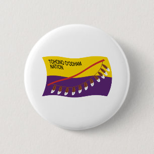 Tohono O'odham Nation Flagge Button