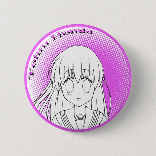 Tohru Honda färben mich Knopf Button (Vorderseite)