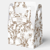 Toile Baby Showbox Geschenkschachtel (Geöffnet)