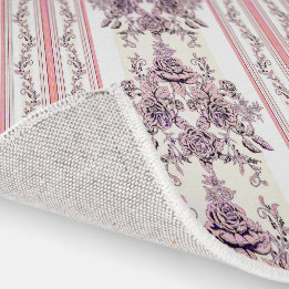 Toile, Blumenmuster, barocke, Vintag, Shabby Chic