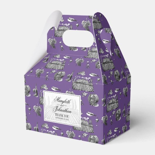 Toile & Calligraphie Geschenkschachtel (Vorderseite)