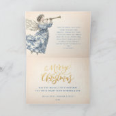 Toile | Chinoiserie Nativity Karte (Innenseite)