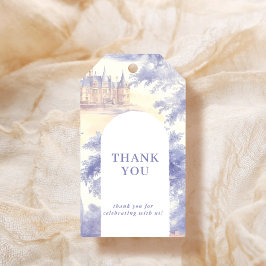 Toile de jouy Art Thank you Geschenkanhänger